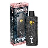 Torch Cryo THC-A Disposabe Vape Pen Rose Gold Runtz Hybrid 7.5g